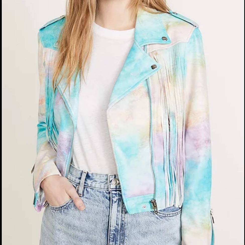 Blank Nyc Multicolor Leather Jacket
